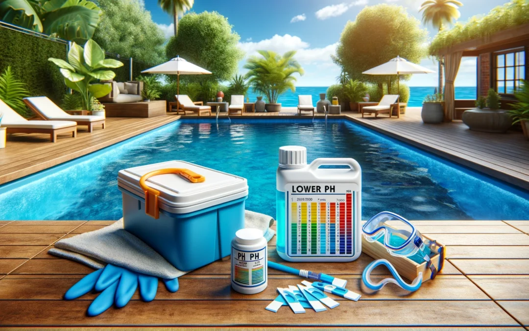 Cómo bajar el ph de la piscina